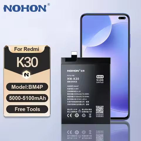 NOHON Battery BM4P BM4Y BP48 BM4Q BM4U BM53 BP49 BM56 BM5F BM5E BM5J BM5M BM5L BM5S BM5W For Xiaomi 
