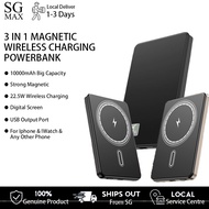 2025 DS-608 22.5W Magnetic Wireless Power Bank 10000mAh Fast Charging External Battery Powerbank For