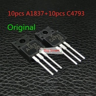 20 pcs Original A1837 C4793 2SC4793 2SA1837 TO-220F   KTA1837 KTC4793 TO220F Audio Power Amplifier T