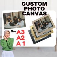 Canvas Print+Frame A3 /A2 /A1 Customize Print Canvas with Frame Printing Wall Art ( Events / Photos 