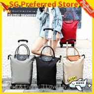Easy Travel Bag With Removable Spinner Wheels Accessory. With Detachable Foldable Collapsible Trolle