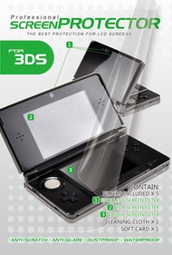 Walker N3DS games Nintendo Scrubs screen protective film with 3 lens membrane
