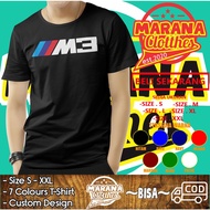 BMW M3 Car T-Shirt Logo Automotive Clothing