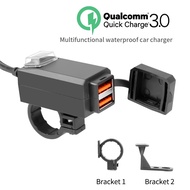 Kebidumei Type C Motorcycle Usb Charger Port USB Motorcycle Charger Waterproof Power Supply Adapter