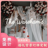 Customized led Light Sign Wedding Luminous Letter logo Light Sign Neon Light Acrylic Light Sign Prop