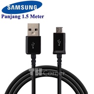 SAMSUNG KABEL DATA / KABEL CHARGER MICRO USB TYPE B panjang 1.5 M Suport Fast Charger - ORIGINAL