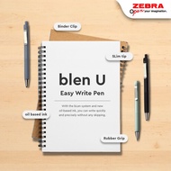 Zebra Blen U Oil Based Ink Pen Stationery Retractable Pen 0.5 mm and 07.00 mm
