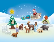 Playmobil 70297 JUNIOR: Advent Calendar Snowy Christmas จูเนียร์ แอดเว้นท์ คริสต์มาสหิมะ