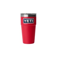 YETI RAMBLER 20 OZ STACKABLE CUP WITH MAGSLIDER LID RED/BADGE