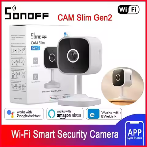 SONOFF CAM Slim Gen2 Easy Micro WiFi 1080P Human Motion Detection Remote Monitoring Lightweight Came