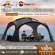 Dome canopy rubber sun protection large tent outdoor camping super-large space sunshade canopy tent 