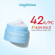GLAD2GLOW Tremella Vita B5 Sensitive Calming Moisturizer | Gel DAY & Night Cream Skincare g2g Bright