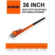 KSEIBI 36" HEAVY DUTY ADJUSTABLE PIPE WRENCH SPANNER