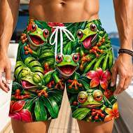 Dry Fit Shorts For Men Quick-Drying Fun Monkey Beach Pants Breathable And Comfortable Elastic Shorts