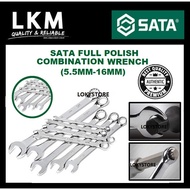 SATA FULL POLISH COMBINATION WRENCH (40233 - 40211 / 5.5MM - 16MM)