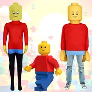 Lego Building Block Cosplay Costume - Halloween & Kids' Party - Cartoon Animation Inspired