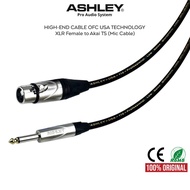 ASHLEY ASHLEY ASHLEY | Ashley XLR Female to Akai TS Mono Mic Cable | USA Technology | Quality Audio 