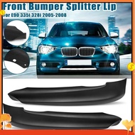 Black Car Front Bumper Lip Splitter Diffuser Protector Guard for BMW E90 325I 335I 2005-2008 Front Bumper Splitters