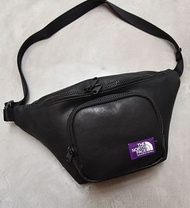 🇯🇵日本紫牌 The North Face Purple Label Synthetic Leather Waist Bag Leather Waist Bag 腰包 (Black)