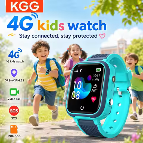 4G Kids Smart Watch Video Call GPS WiFi Positioning SOS Waterproof Camera Remote Location Tracker Wa