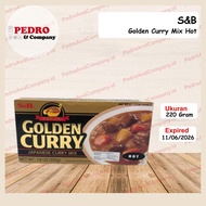 S&B - Golden curry hot Japanese curry/ (220 gr) - Japanese curry