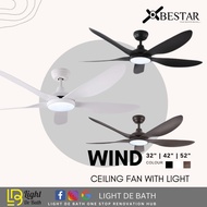 Bestar Wind 5 blades DC Motor Ceiling Fan with LED 32″ / 42″ / 52″