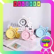 BELIDEH Bicycle Table Clock Alarm Clock/ Alarm Clock/ Analog Clock/ Cute Clock/ Unique Clock/ Bicycl