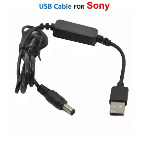 DC Drive 8.4V Power Bank USB Cable Fits NP-FW50 Dummy Battery For Sony NEX-3 NEX-5 NEX-7 SLT-A55 SLT