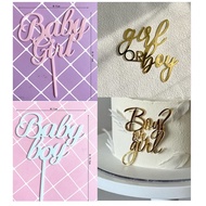 - GIRL OR BOY CAKE Topper BABY BOY BABY GIRL Happy Birthday Cake Topper & Decoration Gender reveal p