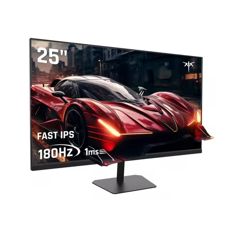 KTC 24.5'' Gaming Monitor 180Hz FHD,Fast IPS 1080P 1 ms, 128% sRGB HDR10 Freesync HDMI x 2 /DP x 1 V