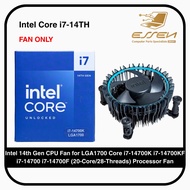 Intel 14th Gen CPU Fan for LGA1700 Core i7-14700K i7-14700KF i7-14700 i7-14700F (20-Core/28-Threads)