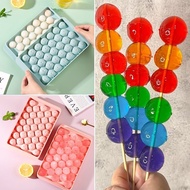 Wenbo 33 Holes Ice Ball Cube Tray Plastic Jelly Ball Ice Maker Tray Utility Tool