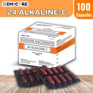 24 ALKALINE-C Vitamins (Sodium Ascorbate) | 100 Capsules | Pampataba, Vitamin C na Pwede sa Acidic