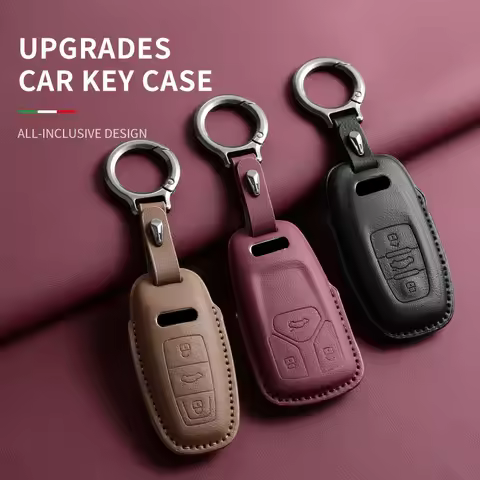 Original Color Car Key Protector Shell For Audi Q1 Q3 Q5 Q7 A1 A2 A3 8V A4 B8 B9 A5 A6 8S 8W A7 A8 4
