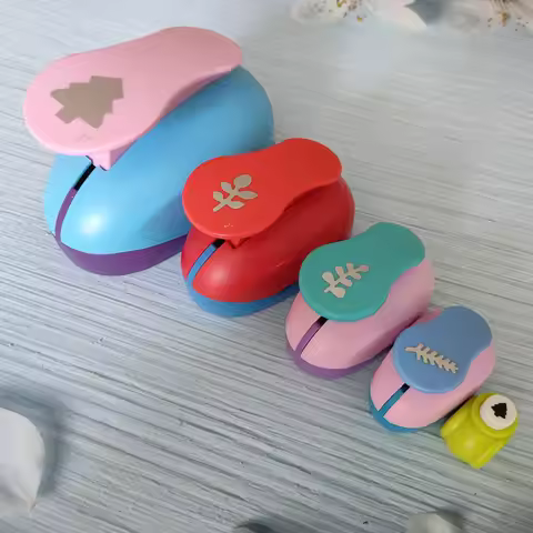 1pc Christmas Tree Cedar Oak Leaf craft punch Scrapbooking School DIY Gift Cedar Paper Cutter EVA fo