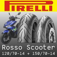 Pirelli Diablo Rosso Scooter ตรงรุ่น Yamaha Aerox 155 [ยางหน้า 120/70-14] [ยางหลัง 150/70-14]