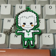 Haikyuu Rubber Keychain Takanobu Aone