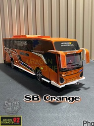 Bus oleng miniatur bus full lampu miniatur bus oleng murah