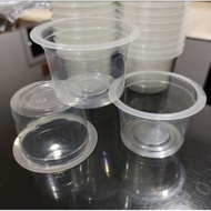 130ml Jelly Plastic Cup Pudding Cup Rujak Ice Cream Tester Cup Multipurpose/