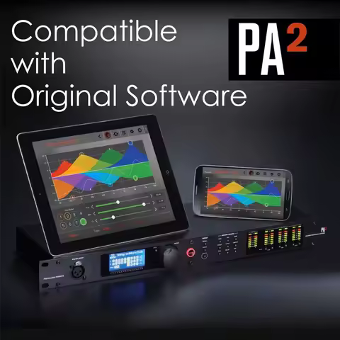PA2 Audio Processor Driver Rack Software 2 in 6 out Professional Stage Singing Speaker Processor