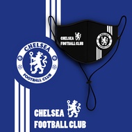 แมส เชลซีสีดำ แมส ผู้ใหญ่ ราคาถูก มีสายคล้องคอ Chelsea