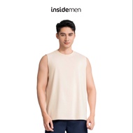 INSIDEMEN Men's Loose Cotton Tanktop ITL013AZ