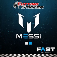 CUTTING STICKER LOGO LIONEL MESSI l STIKER MOBIL MOTOR KEREN