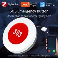 Tuya Smart ZigBee SOS Sensor Call Button Alarm Emergency Call Button For Kids Elderly Tuya/Smart Lif