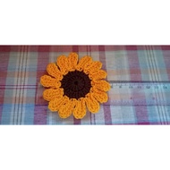 Crochet Flower Applique 2/s Crochet Flower Applique