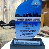 Menjual kebutuhan plakat model bahan acrilic + resin