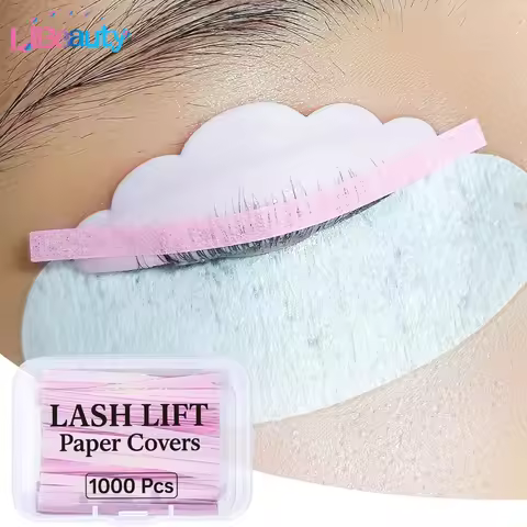 Libeauty 3mm 1000PCS Lash Lift Perm Papers Upgrade For Plasatic Wrap Lift Ribbon Easy-to-Use Papers 