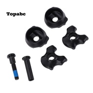 TOPABCS Bike Seat Tube Clamp, with Install Screws Aluminum Alloy Bicycle Seat Post Clamp, Durable Bl