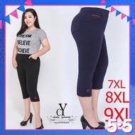 CY 3841 WOMAN CASUAL SHORT PANTS BIG PLUS SIZE SELUAR SIZE BESAR 7XL 8XL 9XL