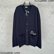 Friend Embroidered Cotton Blend Button Cardigan Sweater Unisex Cardigan Men's Cardigan Women's Fashi